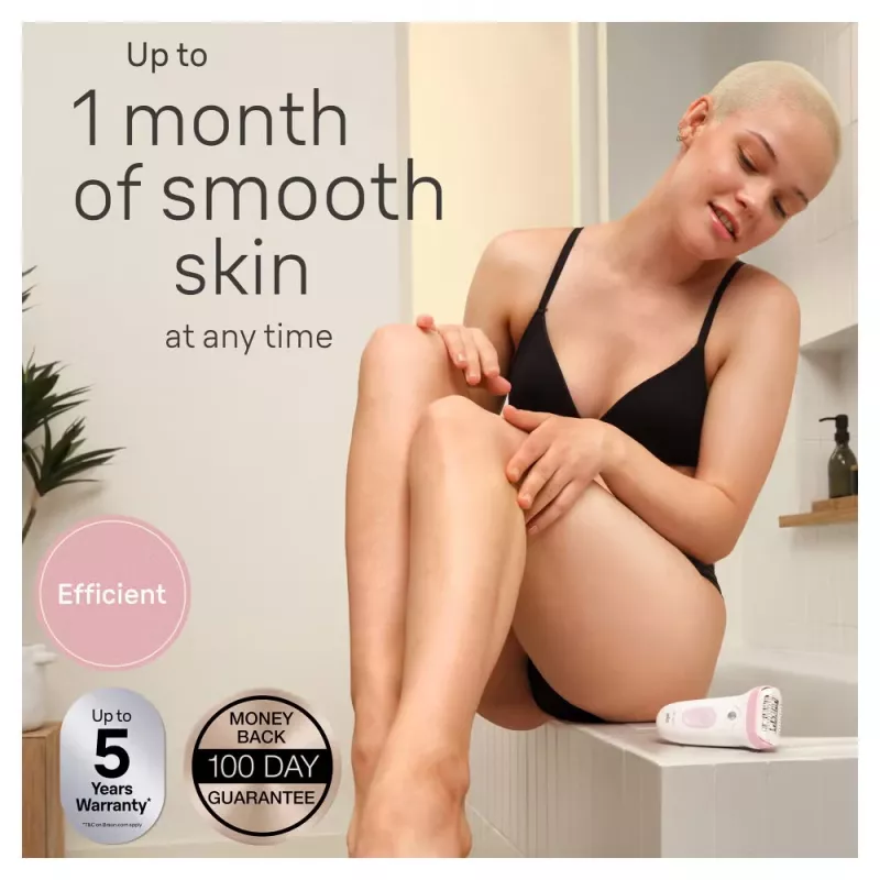 Depiladora Braun Silk-epil 7 SE7-060, 40 pinças, rosa/branco