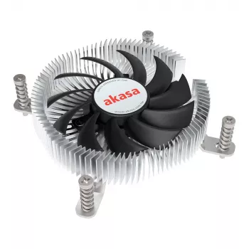 Dissipador híbrido Akasa Intel LGA1700 7,5 cm alumínio preto