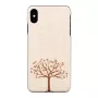Capa para telemóvel man and wood para iPhone XS Max – madeira de macieira, preto