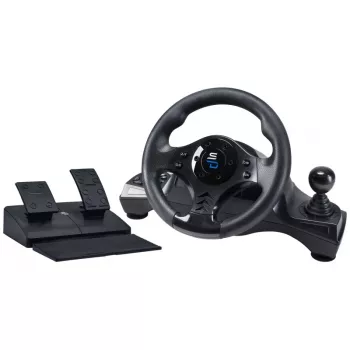 Volante + pedais Subsonic SA5156-NG rotação 270° USB preto