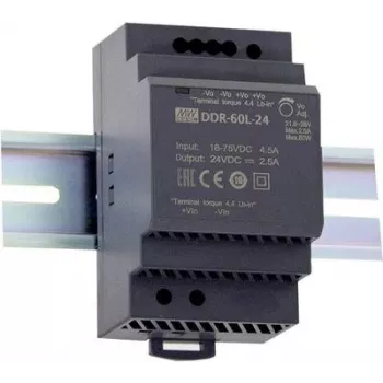 Fonte de alimentação MEAN WELL DDR-60G-24
