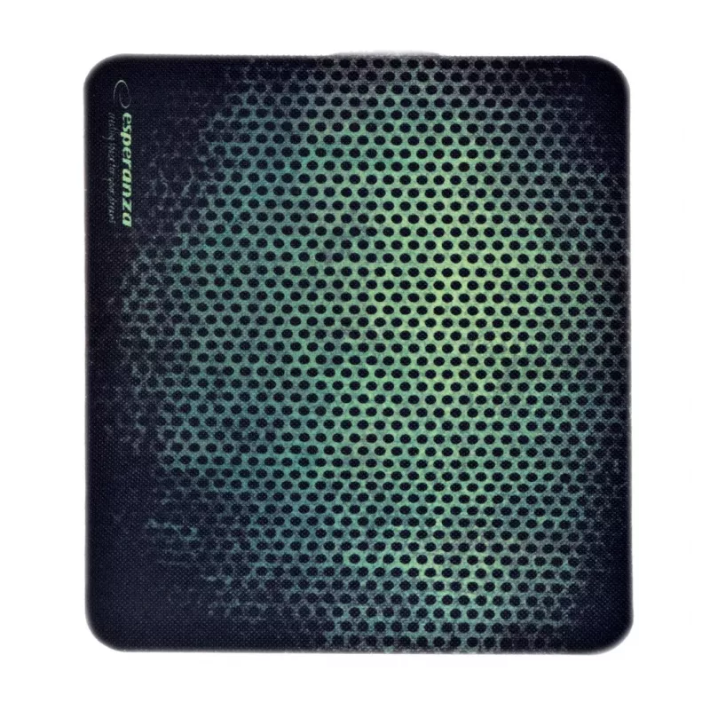 Tapete de rato ESPERANZA EGP102G — tapete gaming de borracha 300×240 mm, 3 mm, verde/preto, antiderrapante