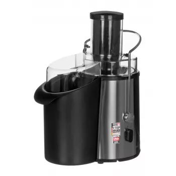 Extrator de sumo CLATRONIC AE 3532 1000 W, caixa em aço inoxidável, depósito de polpa de 2 L, 2 velocidades, anti-pingos