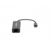 Natec Cricket NNC-1925 adaptador Ethernet de USB-C 3.1 Gen 1 para RJ45, 1000 Mbit/s, cabo de 15 cm, alumínio, cinzento