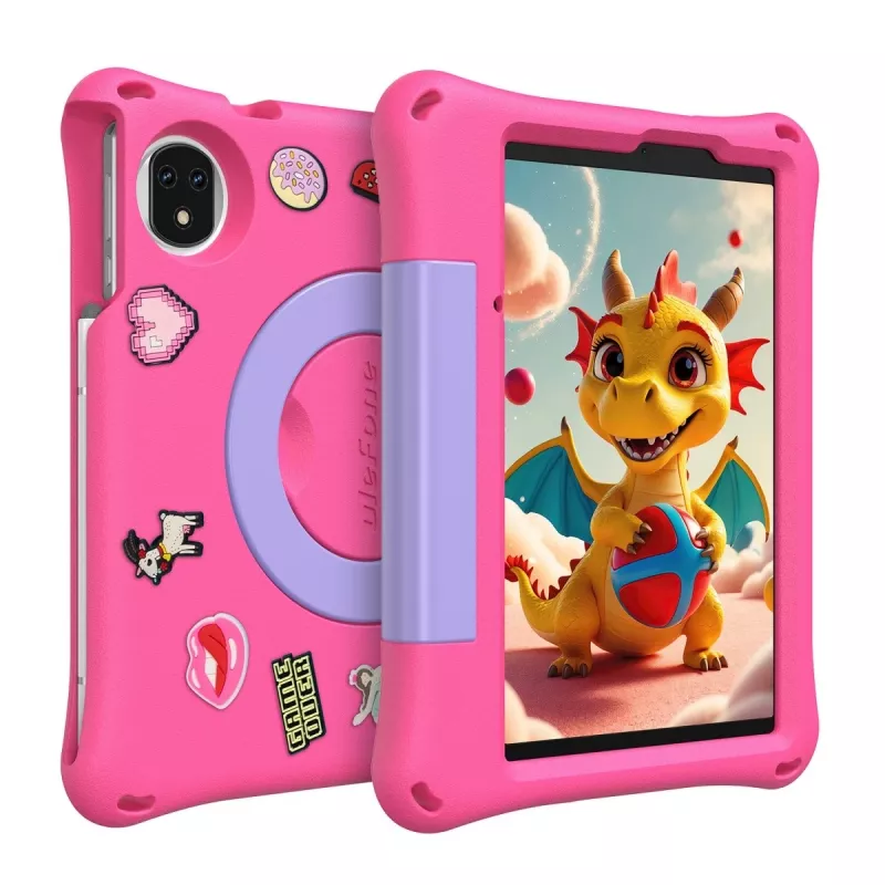 Tablet UleFone Tab A9 Pro Kids – 4 GB RAM, 128 GB armazenamento, LTE, rosa