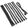 Kit de extensão de cabos com trança Kolink Core Pro 12V-2x6 Tipo 1 - preto profundo