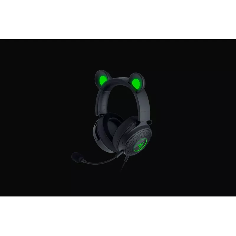 Razer Kraken V2 Pro Kitty Edition – headset gaming over-ear com fios, preto