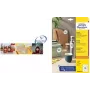 Etiquetas autocolantes AVEYR 6222REV-10 20 mm redondas branco removível