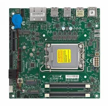 Supermicro Motherboard MBD-X13SAV-PS mini-ITX Socket 1700 DDR5-only Single (MBD-X13SAV-PS-O)