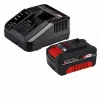 Soprador de folhas a bateria EINHELL GE-UB 18/250 Li com 1x4,0 Ah bateria, 18 V