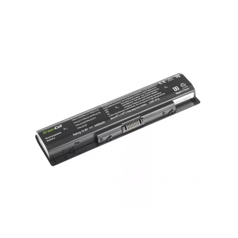 Bateria Green Cell HP78 para portáteis HP Pavilion / Envy, 4400 mAh, 10,8 V, 6 células, Li-Ion, preto