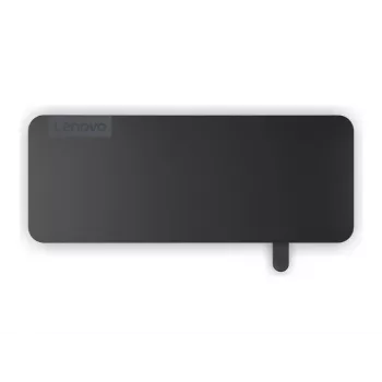 Lenovo 4X11N40212 Docking station/replicador de portas para portátil com fios, USB 3.2 Gen 1 (3.1 Gen 1) Type-C, preto