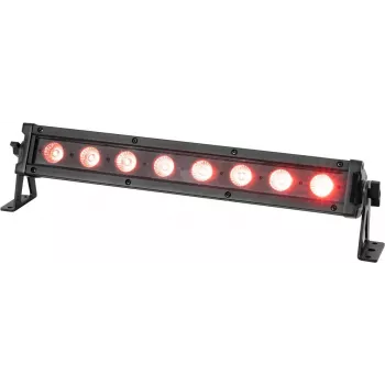 Barra em T LED EUROLITE 51914098 8 QCL barra de luz com certificação IP, 8 LEDs QCL, protegida contra intempéries