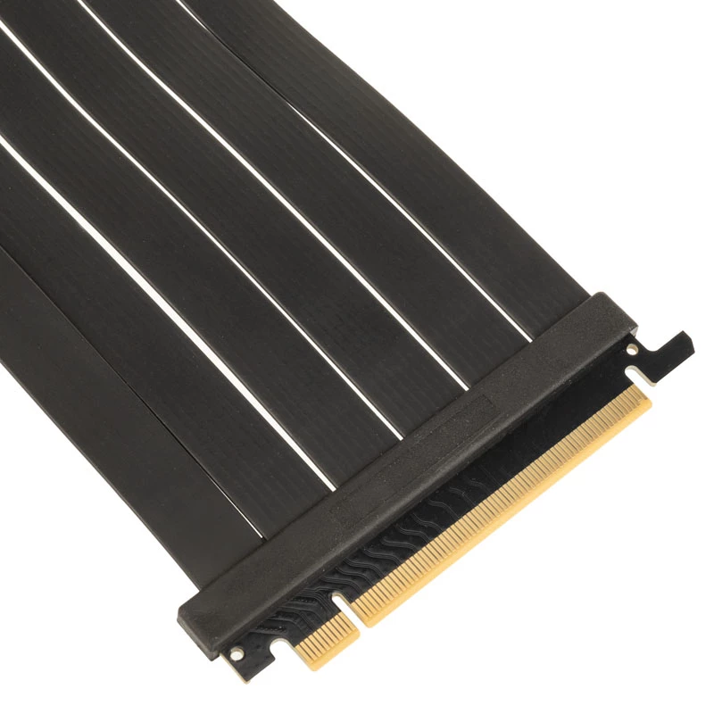 Cabo Riser Kolink PCI Express 5.0 x16 para x16, 180 graus, preto – 30 cm