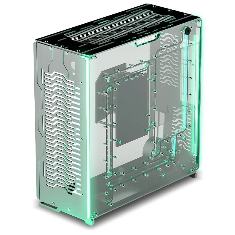 Singularity Computers Wraith Caixa de PC ITX/DTX, Prateado