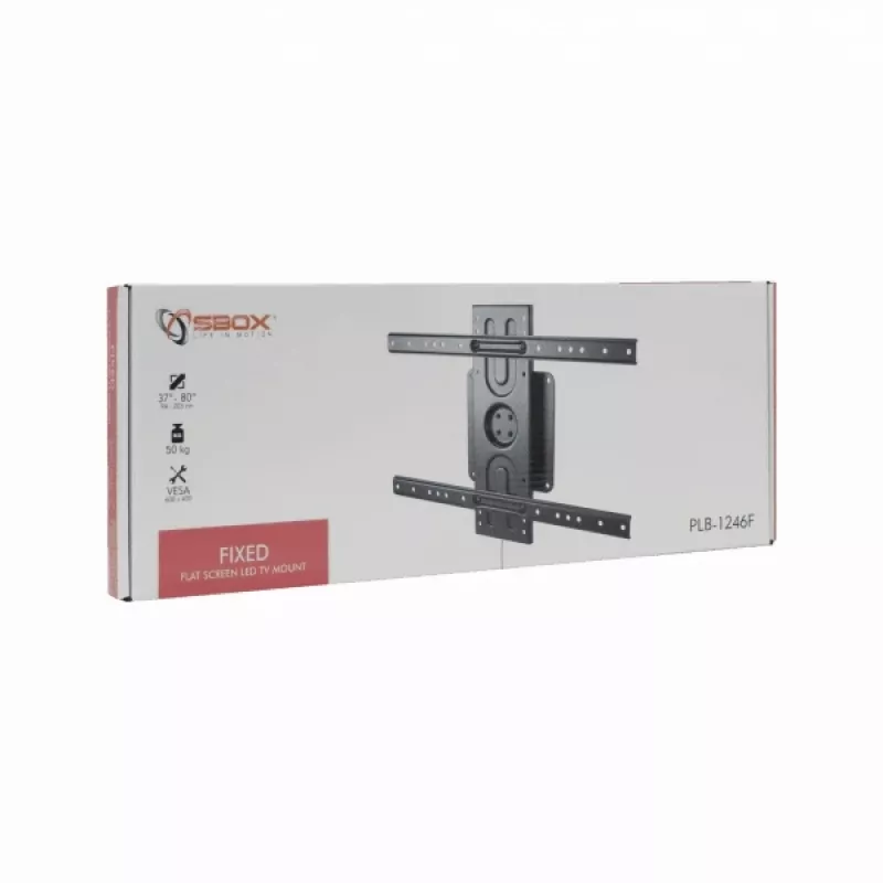 Sbox PLB-1246F Suporte fixo de parede para TV de ecrã plano 37-70 50kg