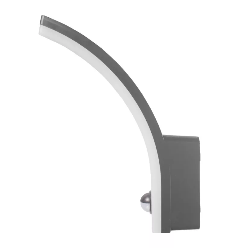 Aplique de parede LED MACLEAN MCE512 GR com sensor de movimento, lâmpada LED energeticamente eficiente