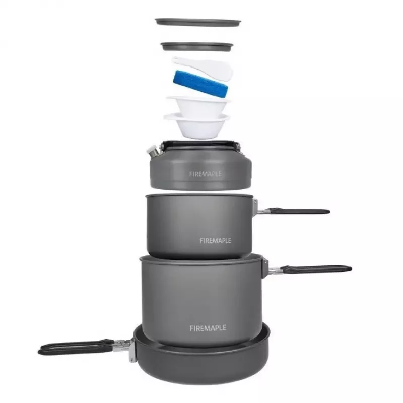 Conjunto de utensílios de cozinha feast 4 preto FIRE-MAPLE