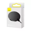 Carregador Baseus CCED000001 para dispositivos móveis auscultadores, smartphone preto USB carregamento sem fios para interior