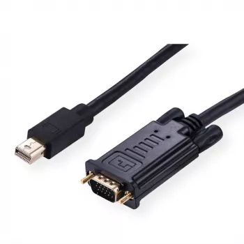 Adaptador de cabo de vídeo VALUE 11.99.5807 2 m Mini DisplayPort para VGA