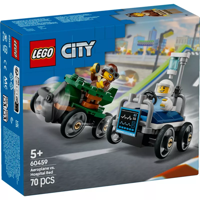 LEGO CITY 60459 Avião contra cama de hospital