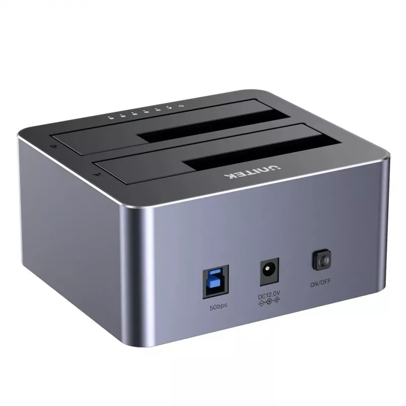 Unitek estação de clonagem 2X SATA 2,5/3,5 USB 5GB