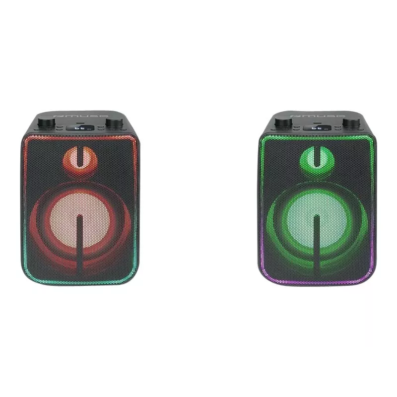 Altifalante mono portátil Muse M-1802 DJ preto