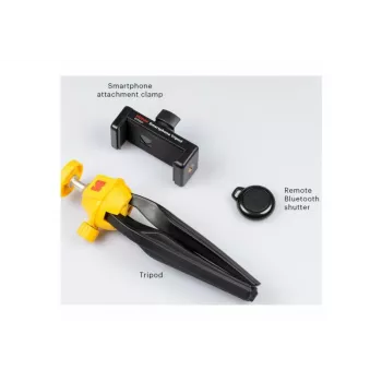 Tripé mini para smartphone Kodak KTP001 com disparador remoto Bluetooth
