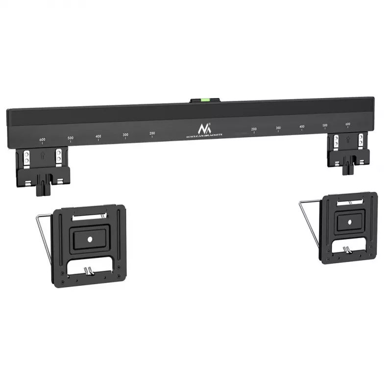 Suporte de parede para TV ultra-fino Maclean MC-481 para televisores planos e curvos de 37-80 polegadas, máx. 75 kg, VESA 600x400, suporte de TV universal
