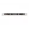 Painel de ligações Lanberg PPS7-1024-S de 19 polegadas 1U, 24 portas, Cat7, FTP blindado, cinzento