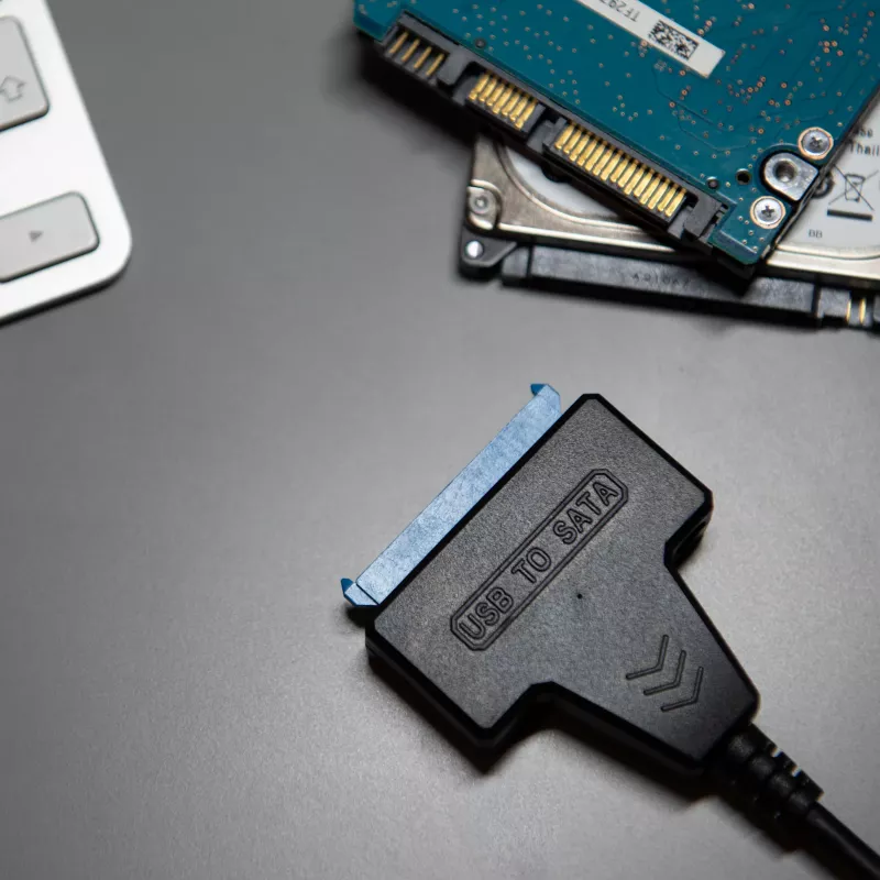 Cabo adaptador SATA para USB-A 3.0 Akyga AK-CA-86 para unidades de 2,5 polegadas, 0,3 m, preto
