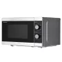 Sharp YC-MG01E-S micro-ondas combinado com grelhador, 20 l, 800 W, de bancada, prateado/preto