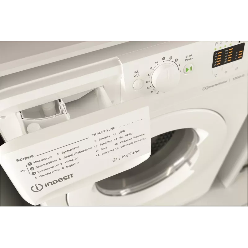 Máquina de lavar Indesit MTWSA 61294 W PL 1200 rpm 6 kg