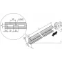SCHROFF C-SCHIENE F.600W SCHRANK 450L 4X - Acessórios para rack (22114455)