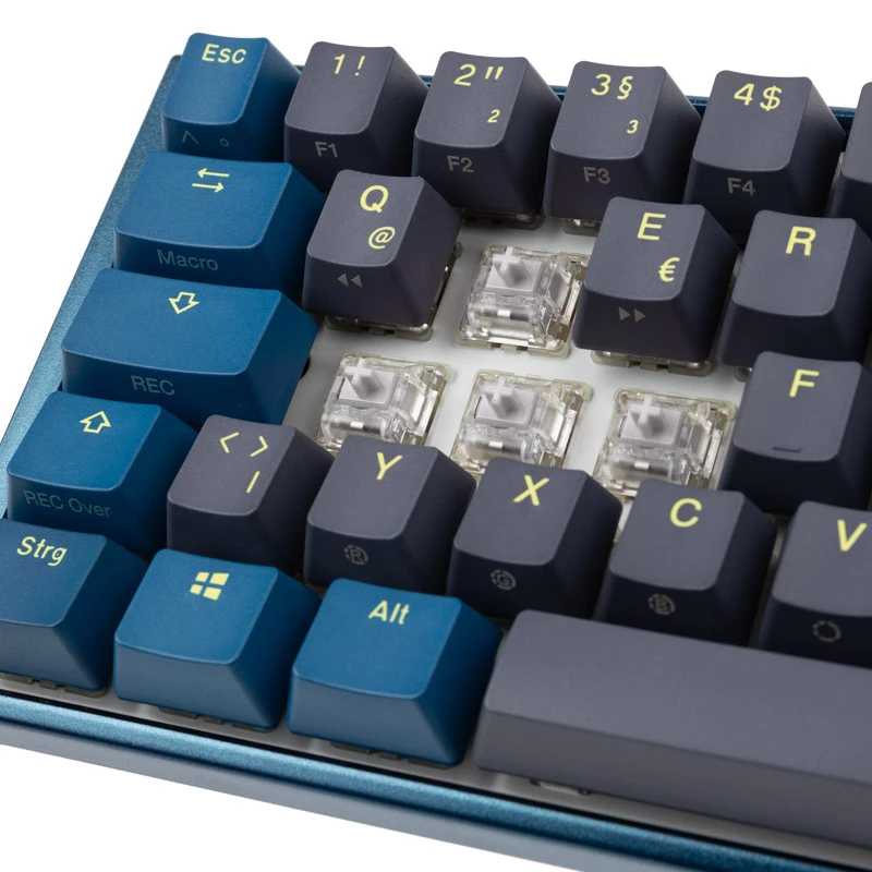 Teclado Gaming Ducky One 3 SF DayBreak USB mecânico RGB preto azul