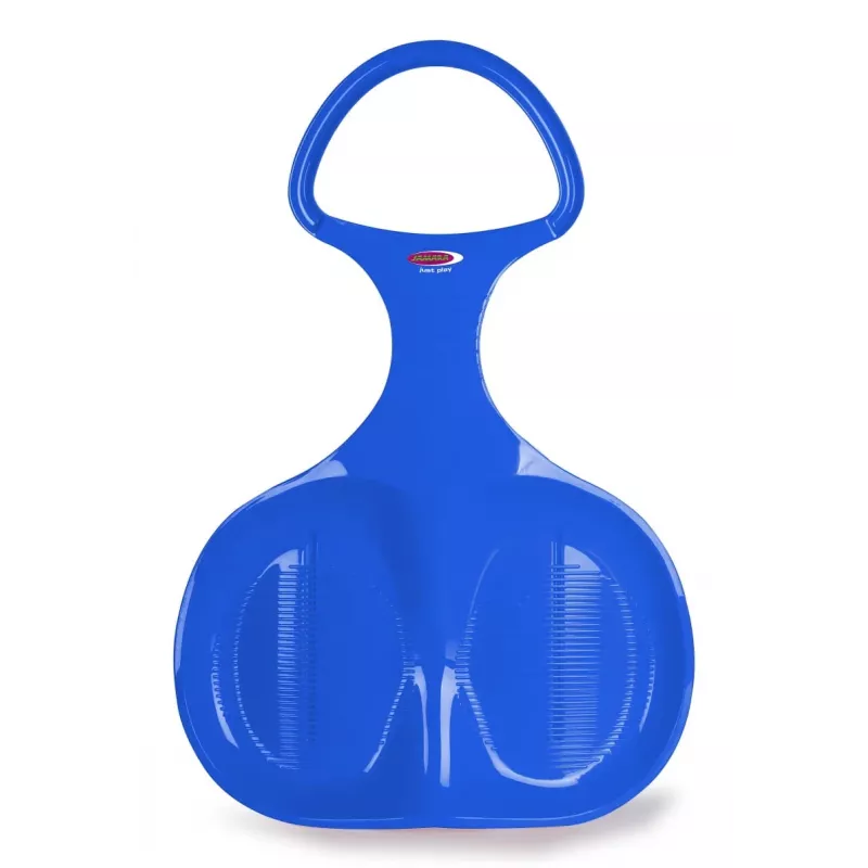 Trenó Jamara Snow Play Snow Glider azul — trenó de plástico, 570×380×30 mm, a partir de 3 anos