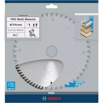 Lâminas de serra circular Bosch Multi Material