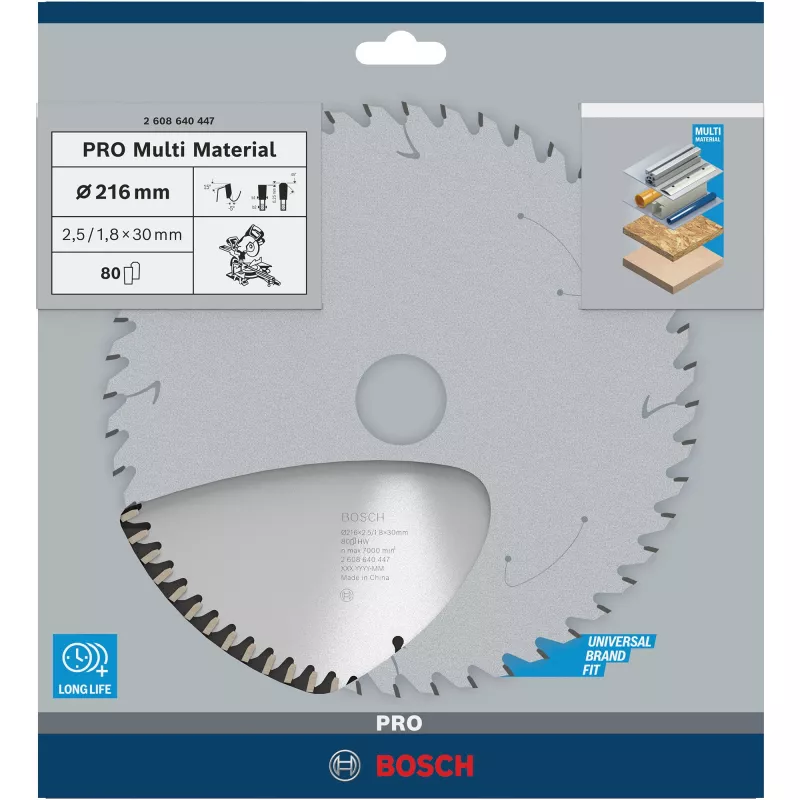 Lâminas de serra circular Bosch Multi Material