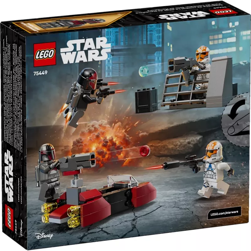 LEGO STAR WARS 75449 Pack de batalha: Cerco a Mandalore