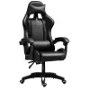Extralink Gaming | Cadeira de gaming | Escritório, giratória, assento concha, preto, G-524
