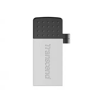 Pen drive Transcend JetFlash Mobile 380 - 16 GB - USB 2.0 - prateado (TS16GJF380S)