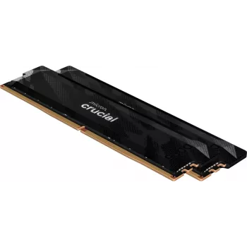 Crucial CP2K16G64C32U5B PRO Gaming OC DIMM Kit, 32GB, DDR5, 6400 Mhz, CL32, preto