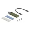 Caixa para SSD DeLOCK 42033 Cinzento M.2 PCI Express 40 Gbit/s