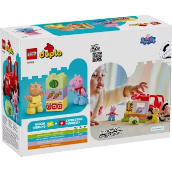 LEGO DUPLO 10468 Peppa Pig trator e mercado
