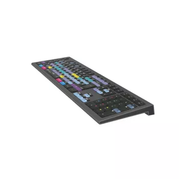 Teclado Logickeyboard ASTRA 2 USB QWERTY inglês preto tamanho completo 104 teclas