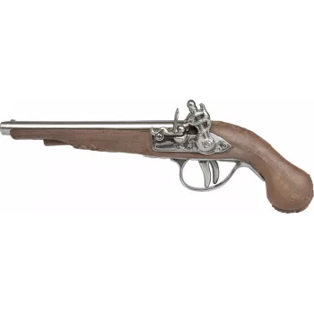 Pistola de pirata de metal brinquedo Pulio modelo 15541/0 com design realista