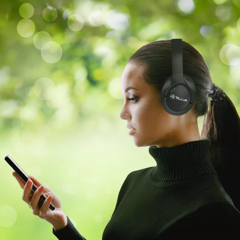 Auscultadores Tellur Vibe Bluetooth over-ear ANC