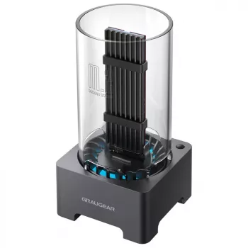 GRAUGEAR G-M2DK-AC-10G estação de acoplamento para unidade de armazenamento USB 3.2 Gen 2 (3.1 Gen 2) Type-C preto (G-M2DK-AC-10G)