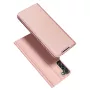Dux Ducis Skin Pro capa com suporte e tampa dobrável Samsung Galaxy S22+ (S22 Plus) rosa