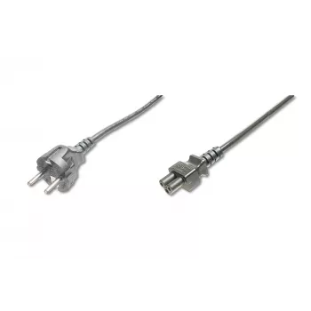 Cabo de alimentação Assmann. Schuko - C5 M/F. 1,2 m. H05VV-F3G 0,75 mm². azul (AK-440115-012-S)